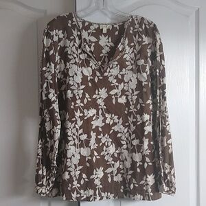 J Jill BoHo Cotton Tunic Sz L